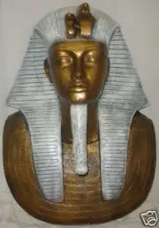 Egyptian King Tut Mask Pharaoh Sculpture Statue