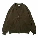 【NEXHYPE】DEMARCOLAB VENT PANEL KNIT CARDIGAN (COYOTE)