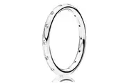 PANDORA JEWELS Mod. SIMPLE SPARKLING BAND - RING - Size 60