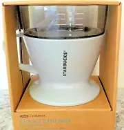 Starbucks-OXO Single Serve Auto-Drip Pour-Over Coffee Maker w/ Water Tank (NIB)
