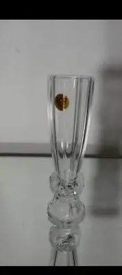 RCR Crystal Vase Made In Italy 7"