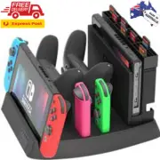 Pro Controller Charging Dock for Nintendo Switch with 6 Game Disc Slots