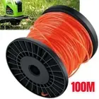 2.4MM 100M TRIMMER LINE WHIPPER SNIPPER CORD WIRE BRUSH CUTTER BRUSHCUTTER NYLON