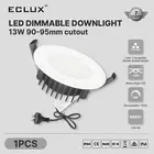 13W LED DIMMABLE TRI-COLOUR CHANGING LED DOWNLIGHT IP44 - WHITE FLAT FLUSH FACE
