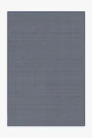 185' x 275' | Machine Washable Runner Rug | Kid & Pet Friendly | Indoor Rug | Tillie Solid Soft Navy Re-Jute Rug | Ruggable