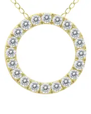 True Diamond 14K 0.46 ct. tw. Diamond Necklace