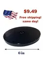6 In Black Acrylic Lazy Susan Turntable Organizer Table Kitchen Countertop