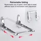 Microwave Oven Bracket Telescopic Foldable Thickened Wall Mount Frame Shelf Rack