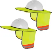 2 Pieces Sun Protection for Helmet neck Sunshade Cover, Hard hat sunshield