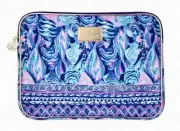 Lilly Pulitzer Laptop Notebook Tablet Sleeve 13x10 Padded Bag Scale Up NWT