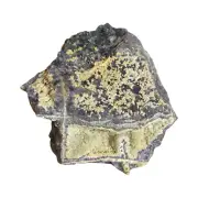 Rainbow Fluorite Cluster With Calcite Inclusions - Standing - C