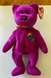 TY Beanie Babies1999 RARE Millennium Bear with Tag Errors