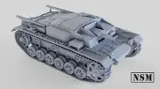 NSM Stug IIIE, 1/56th Scale, 28mm For Bolt Action.
