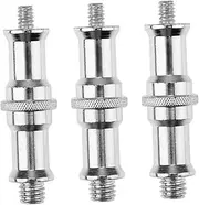 LIFKICH Multifunctional Threaded Screw Adapter Spigot 1/4 to 3/8 Conversion Screw for Flash Light Stands Adaptor