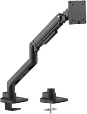 Fabulous Desk Mounted Heavy-Duty Gas Spring Monitor Arm, Black
