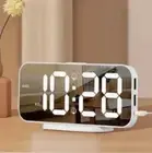 WZendeaeing Digital Alarm Clock for Bedroom with Loud LED, White F-8821