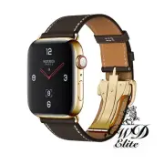 Apple Watch Series 7 Hermes with Deployment Ebene 24K Gold Plated 45mm Hermès