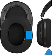 Geekria Sport Cooling-Gel Replacement Ear Pads for Razer BlackShark V2, BlackShark V2 Pro Headphones Ear Cushions, Headset Earpads, Ear Cups Cover Repair Parts (Black)