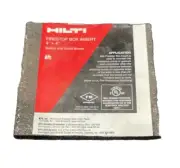 (AN) LOT 10 HILTI FIRESTOP BOX INSERT 4"x4" INCH SWITCH OUTLET BOXES 3417183