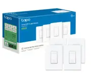 4-Pack Smart Dimmer Light Switches for Google Home / Alexa Single Pole 2.4GHz