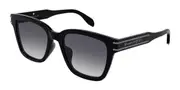 Alexander McQueen AM0399SA Asian Fit 001 Men's Sunglasses Black Size 55