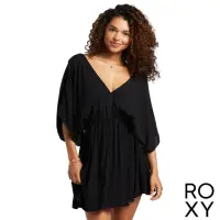 在飛比找momo購物網優惠-【ROXY】女款 女裝 七分袖連身短裙洋裝 SUN BABY