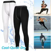 Man's Compression Cool Base Layer Workout Leggings Quick-Dry Gym Training Pants