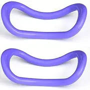 2pcs Yoga Ring for Leg Calves, Pilates Circle Ring, Fitness Rings for Yoga, Pilates, Gymnastics Exercise Workout(Purple)