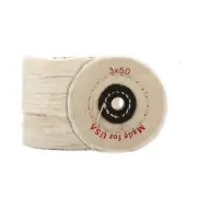 10Pcs 3" Buffing Polishing Wheels Cotton Jewelry Grinding Pad For Bench Grinder