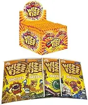 Wizz Fizz 50 Original Sherbet Sachets with Mini Spoon - 12.5g Per Sachet Party Favor Candy for Kids - Candy Buffet Sweets - Made in Australia