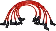 10.2mm Red Ignition Spark Plug Wire Cable Set for Ca-ma-ro Pontiac Fi-reb-ird V6 3.8L 1995 1996 1997 1998 1999 (Component)
