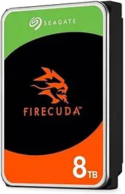 Seagate FireCuda HDD 8TB Internal Hard Drive HDD - 3.5 Inch CMR SATA 6Gb/s 7200RPM 256MB Cache 300TB/year with Rescue Services (ST8000DX001)