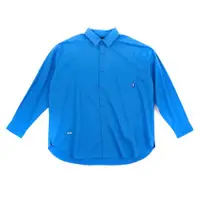 在飛比找ETMall東森購物網優惠-NCAA 寬版長袖男襯衫 藍色 73251477 82 no