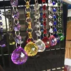 7Pc Rainbow Crystal Ball Suncatcher Feng Shui Prisms Pendants Hanging Ornament