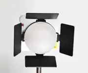 Magmod Magnetic round Head Diffuser Ball ,Barn Door for Godox Ml100Bi ML-36 Lens