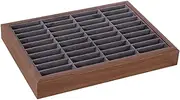 Vaveren Bracelet Tray Holder Storage Case Velvet Jewelry Container Jewelry Box Organizer Bangle Display Tray for Women Desktop Drawer, Grey
