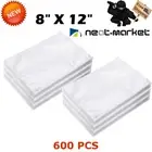600 Quart 8x12 Food Magic Seal Vacuum Storage Bags Saver 4Mil for Vacuum Sealer