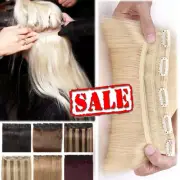 THICK Clip In Remy Human Hair Extensions 3/4Full Head One Pieces Beeline #Blonde