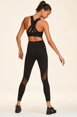 ［ALALA 美國運動服飾品牌］Eclipse Bra 美背高度支撐運動內衣 (黑)- 瑜珈、健身、跑步/ M/ 黑色