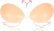 [mhinese] Adhesive Bra Push Up Dirndl Bra, Reusable Silicone Push Up Bra Strapless Bra - Invisible Push Up Backless Bra