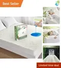 Deep Pocket California King Mattress Protector - Rayon Bamboo, Machine Washable