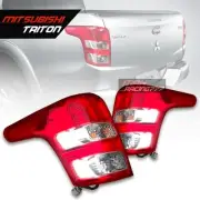 RED&CLEAR LENS TAIL LIGHT REAR LAMP FIT FOR MITSUBISHI TRITON MQ 2015-2018