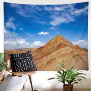 Blue Sky Clear Weather 3D Wall Hang Cloth Tapestry Fabric Decorations Decor
