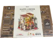 New Rolife Happy Corner Emily's Flower Shop DG145 Miniature DIY Kit Mini Craft