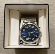Emporio Armani AR11132 Men's Silver-Tone Stainless Steel Sport Chronograph 43mm