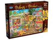 Holdson Pickups & Produce Spring Summer Farmers Market Jigsaw Puzzle (HOL776290)