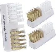 NOLITOY Nail Drill Bit Cleaning Brush Set 2 Styles for Professional and Home Use
