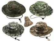 Bucket Hat Wide Brim Flap Bonnie Brim Foldable Camo Cap Fishing Hiking Hunting