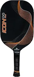 Diadem Icon Infinity Pro Pickleball Paddle | USAPA Approved | Dual Foam Core & Carbon Fiber | Maximum Power, Control, and Spin | High Performance with Replaceable Edge Guard