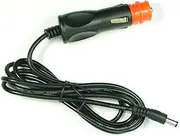 Hella DIN Car Cigarette Lighter Socket Extension Cable with 2.5mm 5.5mm Barrel Output Plug. 1.5 Meters Long